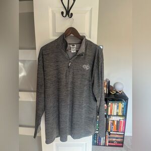 Washington Capitals Gray Zip Up Sweater